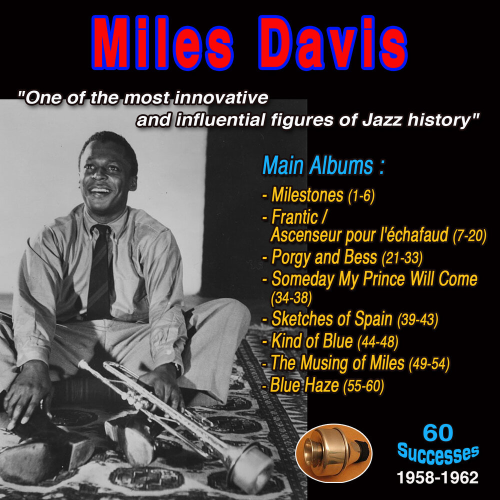 Miles Davis: One of the most innovative and infuential figures in the history of jazz - Main Albums: - Milestones - Frantic - Porgy and Bess - Someday My Prince Will Come - Sketches of Spain - Kind of Blue - The Musing of Miles -Blue Haze by Miles Davis - imusic.am