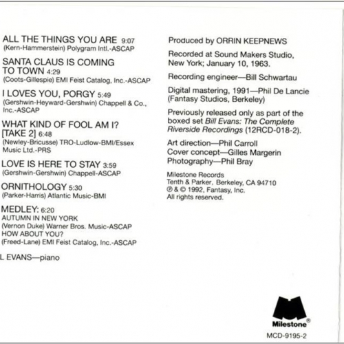 The Solo Sessions Vol.2 by Bill Evans - imusic.am
