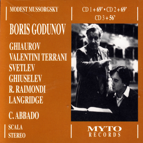 Modest Mussorgsky: Boris Godunov by Nicolai Ghiaurov, Lucia Valentini Terrani, Mihayl Svetlev, Nicola Ghiuselev, Ruggero Raimondi, Philip Langridge, Orchestra e Coro del Teatro alla Scala, Claudio Abbado - imusic.am